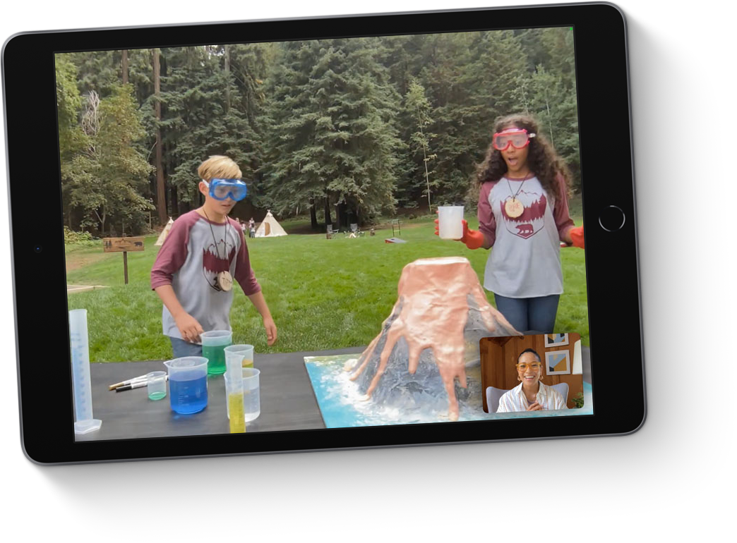 아이패드의 영상 통화중 센서 스테이지~